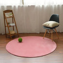 Axyaa Coral Velvet Living Room Rug Blue Soft Nursery Modern Play Mat