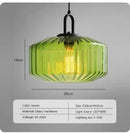 Axyaa Glass LED Pendant Chandelier for Modern Minimalist Home Decor Lighting