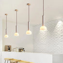 Axya LED Tube Chandelier for Bedroom, Restaurant, Bar - Cream Style Long Pendant Lamp