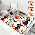 Axyaa Halloween Black Cat Antiskid Drying Mat