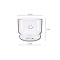 Axyaa Heart Glass Cup - 300ml Transparent Love Mug for Coffee, Milk, Tea, and Drinks