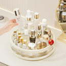 Axyaa 360° Rotating Makeup & Perfume Organizer Tray for Skincare & Cosmetics