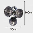 Axyaa Modern LED Chandelier Pendant Light for Indoor Dining Room Ceiling Lamp