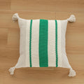 Axyaa Christmas Embroidery Cotton Linen Throw Pillowcase Geometric Cushion Covers