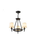 Axyaa Iron Art Chandeliers for Bedroom Dining Study Room, Modern Retro Pendent Lamps