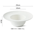 Axyaa Circular Ceramic Straw Hat Bowl for Molecular Cuisine and Desserts