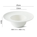 Axyaa Circular Ceramic Straw Hat Bowl for Molecular Cuisine and Desserts