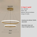 Axyaa Clover Chandelier: Nordic Modern Dining Table Pendant Lights for Home Decor & Living Room