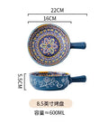 Axyaa Bohemian Retro Ceramic Tableware Set for Serving and Dining