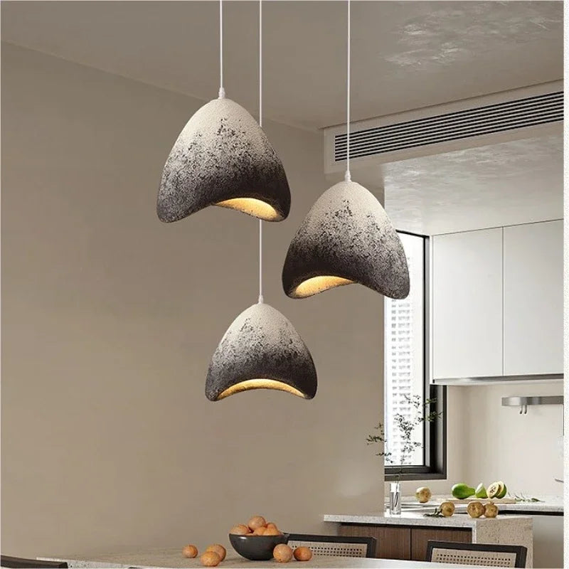 Axyaa Wabi Sabi Pendant Lights LED Hanging Minimalism Suspend Bedroom Lamps