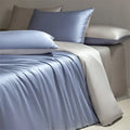 Axyaa Luxe Silk Bedding Set: Smooth Nude Sleeping Essentials