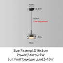 Axyaa Nordic Glass LED Pendant Lamp - Modern Luxury Indoor Lighting