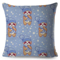 Axyaa Cat Cushion Cover: Decorative Linen Pillow for Home, Sofa, Children's Room