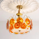 Axyaa Luxe Glass Pendant Light for Master Bedroom & Living Room