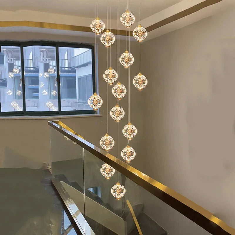 Axyaa Modern Dine Room Pendant Light Ceiling Chandelier LED Hanging Lamp