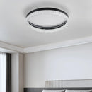 Axyaa Modern Ice Pattern LED Ceiling Lamp Creative Acrylic Circle Light Fixtures