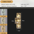 Axyaa Crystal Wall Lamp: Modern & Simple, Ideal for Living Room, Bedroom, & Hallway