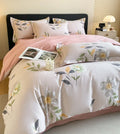 Axyaa Cotton Twill 4-Piece Set with Hot Print