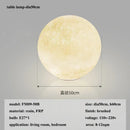 Axyaa Moon Led Pendant Chandelier for Living Room Kitchen Bedroom; Modern Wabi-Sabi Luminaire