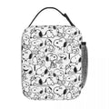 Axyaa Cartoon Dog Lunch Bag: Thermal Insulated, Portable Food Container, Cooler Box