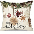 Merry Christmas Pillowcase by Axyaa for Home Living Room Sofa Decor