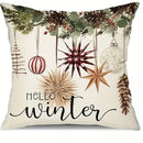 Merry Christmas Pillowcase by Axyaa for Home Living Room Sofa Decor