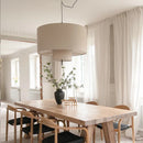 Axyaa Nordic Fabric LED Chandelier Pendant Light without shipping_INFO_RETURN