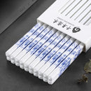 Celadon Chopsticks Set by Axyaa: High-grade, Non-slip, Heat-resistant Chinese Tableware