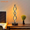 Axyaa LED Spiral Table Lamp Desk Light for Home Living Room Decor