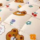 Cartoon Print Warm Winter Quilt: Single-Queen Size, Fluffy & Machine Washable by Axyaa.