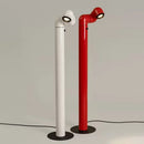 Axyaa Space Age LED Floor Lamp- Red and White Creative Design