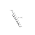 Axyaa Stainless Steel Barbecue Tongs for Food & Ice-Cubes, Restaurant Buffet Tool