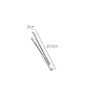 Axyaa Stainless Steel Barbecue Tongs for Food & Ice-Cubes, Restaurant Buffet Tool