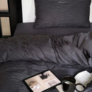 Axyaa Luxury Cotton Jacquard Double Duvet Cover Set Queen Size Bedding