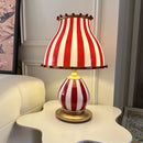 Axyaa Retro Art Ceramic Table Lamp LED Decor for Living Room, Bedroom, and Study