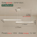 Nordic Modern Chandelier for Dining Room Kitchen Bar Office LED Strip Lamps by Axyaa