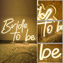 Axyaa Neon Wedding Party Decoration Light Sign - USB Powered with Dimmable Switch