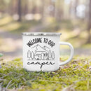 Axyaa Enamel Camping Coffee Handle Cup Nature Hiking Water Tea Mug
