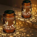 Axyaa Solar Hummingbird Lantern: Metal Outdoor Garden Lights with Weatherproof LED