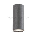 Axyaa Waterproof Outdoor Wall Sconce Black White Gray Cement - Up Down GU10 Bulb
