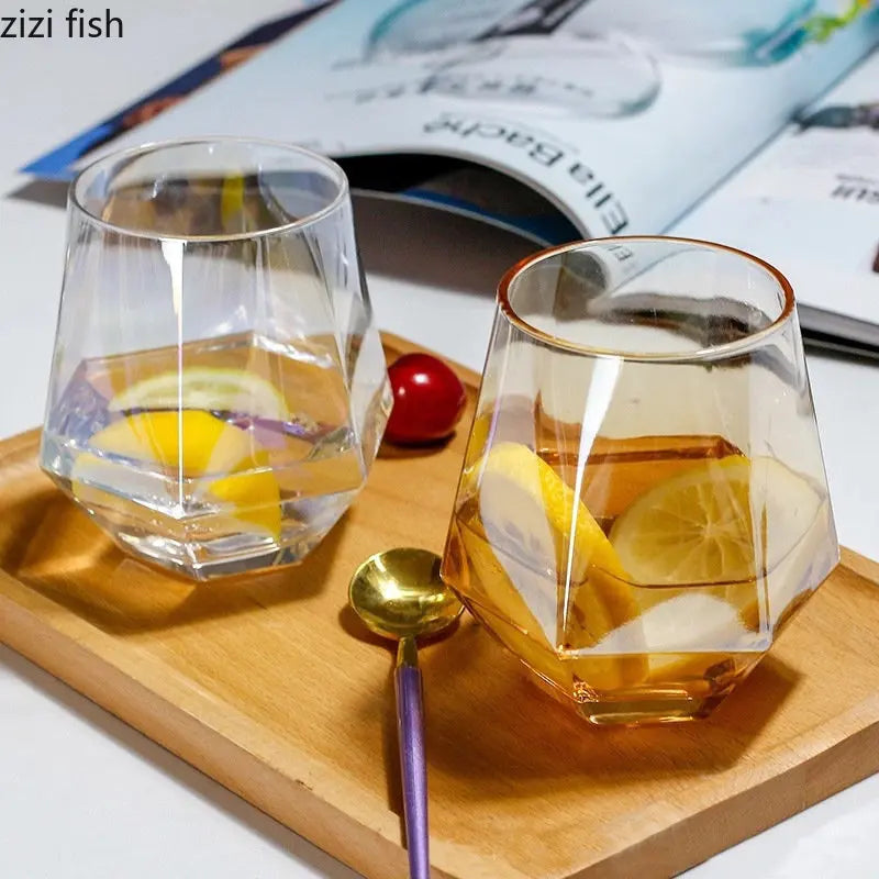 Axya Glass Juice Cups Water Bottle Set Home Drinkware Cool White Kettle