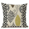 Axyaa Geometric Cushion Cover 45x45cm Linen Abstract Design Pillow