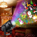 Axyaa LED Christmas Projector Light, 16 Patterns USB Powered Outdoor Decoration