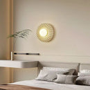 Axyaa Circular Wall Lamp: French Minimalist Style for Living Room, Bedroom, Corridor.