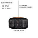 Axyaa Handmade Rattan Pendant Lamp LED Chandelier for Home Decor