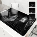 Axyaa Ghost House Absorbent Anti-slip Dish Mat