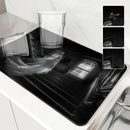 Axyaa Ghost House Absorbent Anti-slip Dish Mat