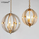 Axyaa Vintage Wooden Chandelier Light for Kitchen Bedroom Dining Room