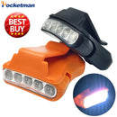 Axya 5LED Hat Clip Light Headlamp for Camping and Fishing