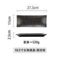 Axyaa Sushi Restaurant Ceramic Plate Large Rectangular Simple Dim Sum Plate